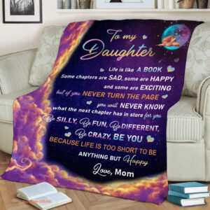Quilt Blanket For Daughter Blanket For To My Daughter From Dad - Super King - Ettee