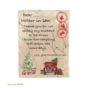 dear mother in law thank you for not selling my husband to the cirous quilt blanket - Super King - Ettee