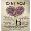 everything i am u helped me to be quilt blanket mothers day gift from daughter - Super King - Ettee