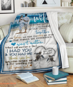 To My Wife Quilt Blanket I Had You You Had Me. Lightweight And Smooth Comfort - Super King - Ettee