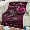flower butterfly blanket to my mom i love you for all the times you - Super King - Ettee