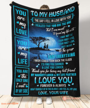 gift for husband blanket to my husband you are my love - Super King - Ettee