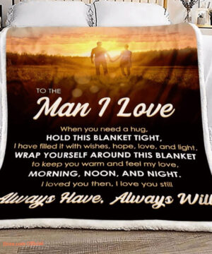 gift for husband blanket to the man i love - Super King - Ettee