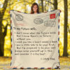 gift for wife blanket by air mail to my future wife theres no future without you - Super King - Ettee