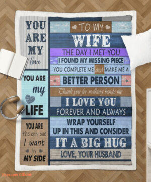 gift for wife blanket husband to wife you are my love - Super King - Ettee