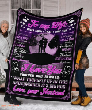 Forever Love Blanket - Perfect Gift for Wife, Show Your Love - Super King - Ettee