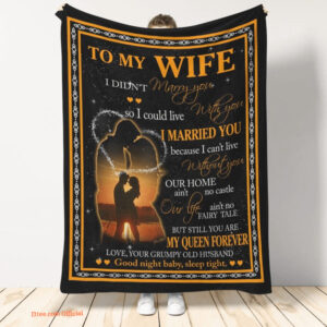blanket to my wife still you are my queen forever - Super King - Ettee