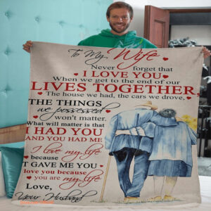 blanket to my wife when we get to the end of our lives together - Super King - Ettee