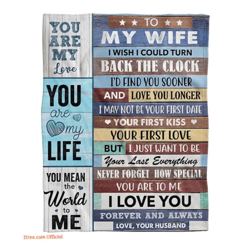 Gift for Wife: You Are My Love Blanket - Super King - Ettee