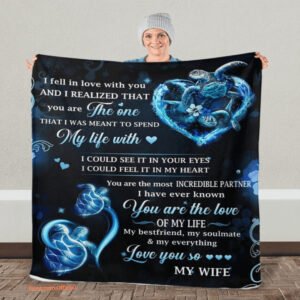 blanket to my wife you are the love of my life turtle - Super King - Ettee