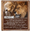 lion to my husband love you forever and always soft quilt blanket - Super King - Ettee