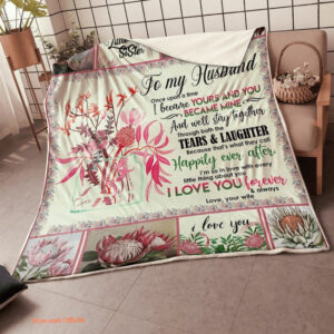 my husband protea flower once upon a time happily ever after - Super King - Ettee