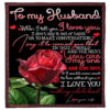 Gift for Husband: "Never Forget That I Love You" Blanket - Ettee - gift for husband
