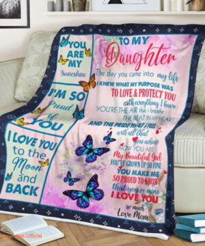 To Granddaughter Gifts Quilt Blanket From Grandma. Light And Durable - Super King - Ettee