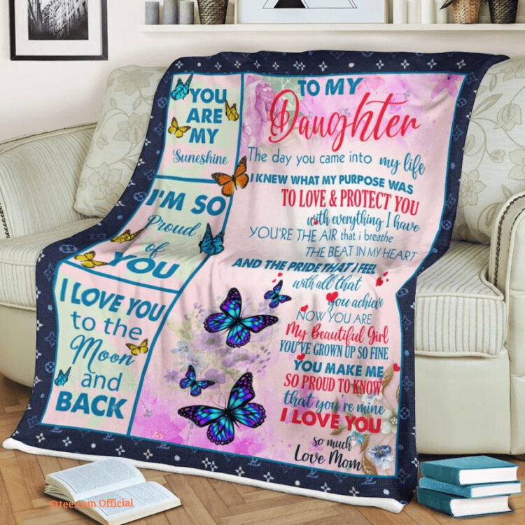 To Granddaughter Gifts Quilt Blanket From Grandma. Light And Durable - Super King - Ettee