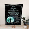 To My Daughter Once Upon A Time When I Asked God for an Angel Quilt Blanket - Super King - Ettee