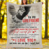 To My Girlfriend Quilt Blanket Gifts From Boyfriend I Wanna Keep You in My Life - Super King - Ettee