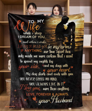 To My Wife Quilt Blanket From Husband My Wife Gifts For Wife Valentine's Day - Super King - Ettee