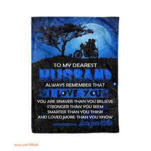to my dearest husband always remember that i love you fleece blanket - Super King - Ettee