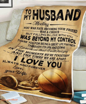 to my husband becoming your friend was a choice fleece blanket gift for family - Super King - Ettee