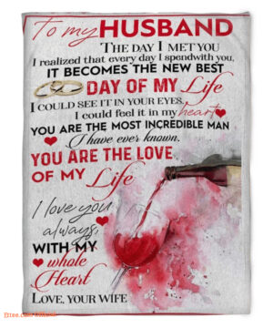 to my husband blanket you are the love of my life gift for husband - Super King - Ettee