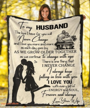 to my husband i always keep falling in love with you blanket - Super King - Ettee