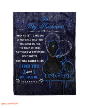 "You & Me Fleece Blanket - Perfect Gift for Him, Husband or Loved Ones" - Super King - Ettee