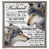 to my husband i realized that you are the one fleece blanket gift for family - Super King - Ettee