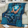 to my husband i will be here for the rest of your life fleece blanket - Super King - Ettee