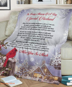 to my husband miss you so much fleece blanket gift for family - Super King - Ettee