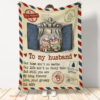 to my husband our home aint no castle blanket gift for husband - Super King - Ettee