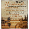 to my husband the day i met you i found my mising piece deer blanket - Super King - Ettee