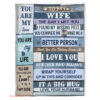 to my wife fleece blanket you are my love love husband - Super King - Ettee