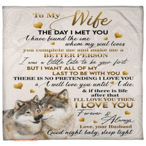 blanket to my wife i have found the one whom my soul loves - Super King - Ettee