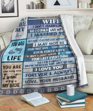 to my wife i didnt marry you blanket gift for wife from husband - Super King - Ettee