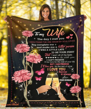 to my wife i love you forever and always quilt blanket - Super King - Ettee