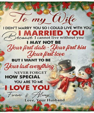 to my wife blankets valentines i want to be your last everything - Super King - Ettee