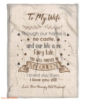 blanket to my wife valentine day gifts for wife i loved you then - Super King - Ettee