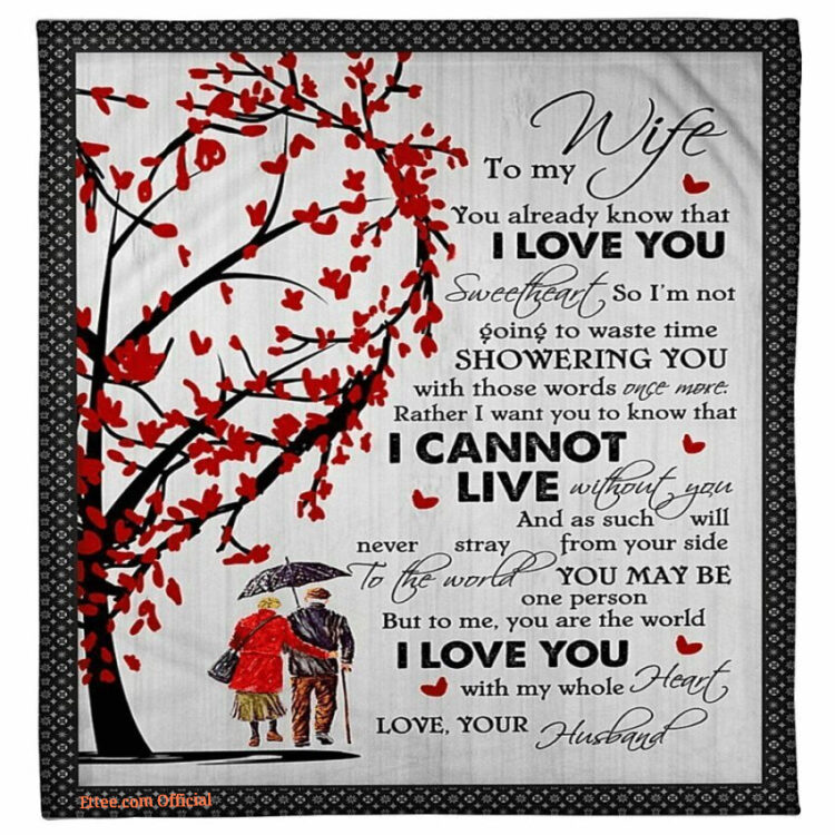 gifts for my wife you are the world i love you - Super King - Ettee