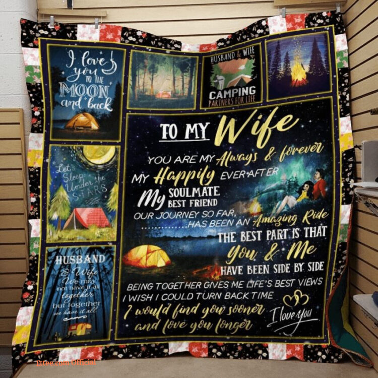 gifts for wife birthday valentines day camping dark background - Super King - Ettee