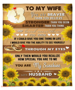 gifts for wife on valentines day braver stronger sunflower couple rings - Super King - Ettee