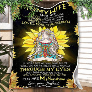 gifts for wife valentine birthday sunflower yoga you are my sunshine - Super King - Ettee