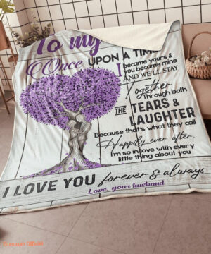 blanket for wife my wife tree of life once upon a time happily ever after - Super King - Ettee