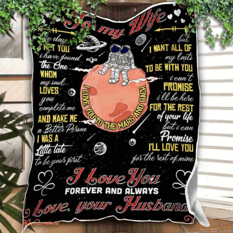 blanket for wife astronaut make me a better person - Super King - Ettee