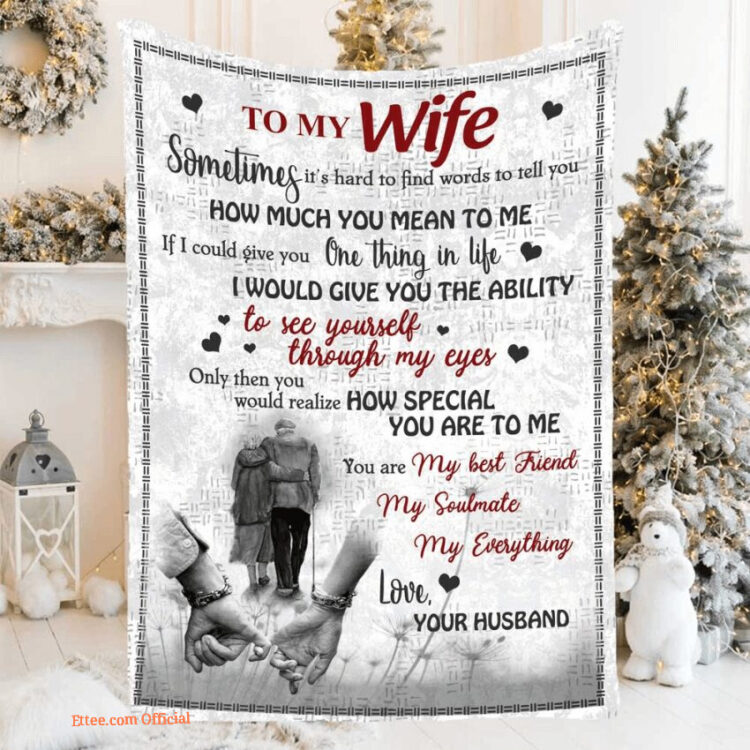 blanket for wife you are my best friend my soulmate - Super King - Ettee