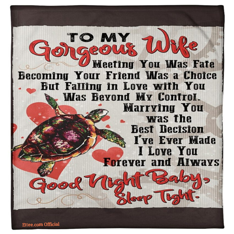 blanket for your wife i love you forever always - Super King - Ettee