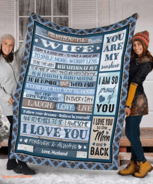 blanket for wife romantic you are my sunshine - Super King - Ettee