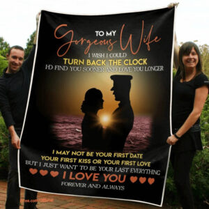 gift for wife i wish i could turn back the clock - Super King - Ettee