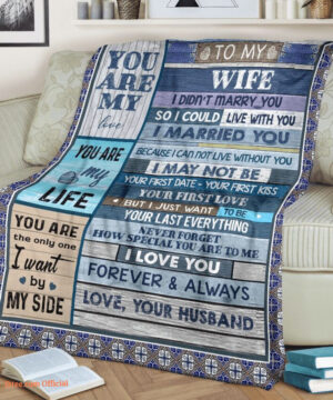 blanket for wifes valentine you are my love - Super King - Ettee