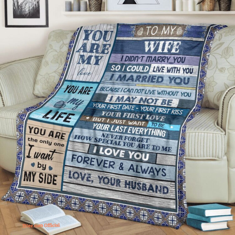 blanket for wifes valentine you are my love - Super King - Ettee